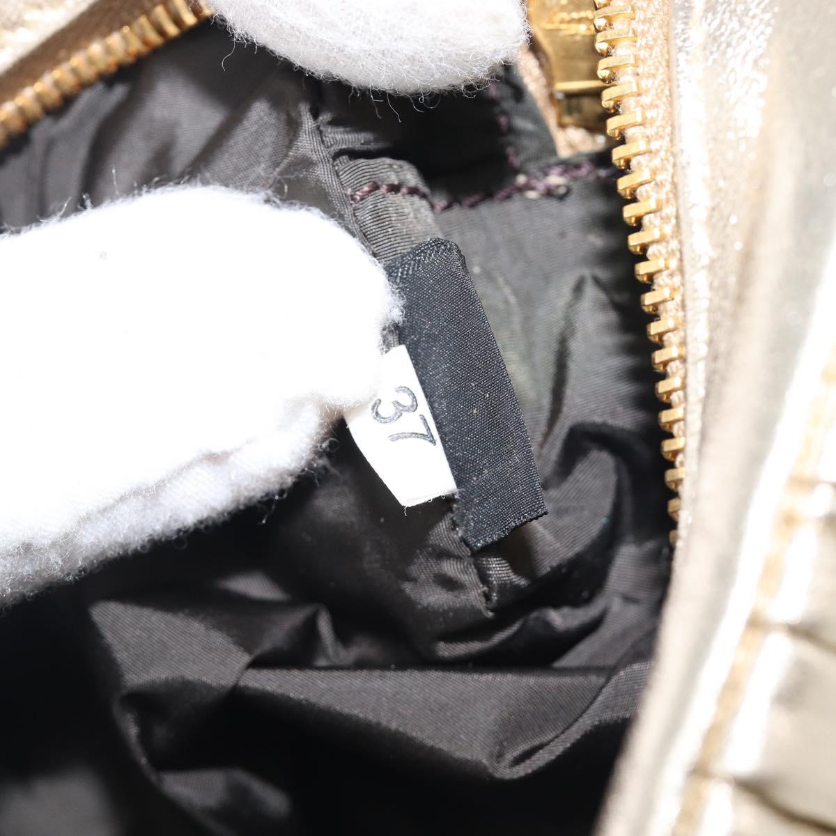 Miu Miu Gold Matelassé Pouch