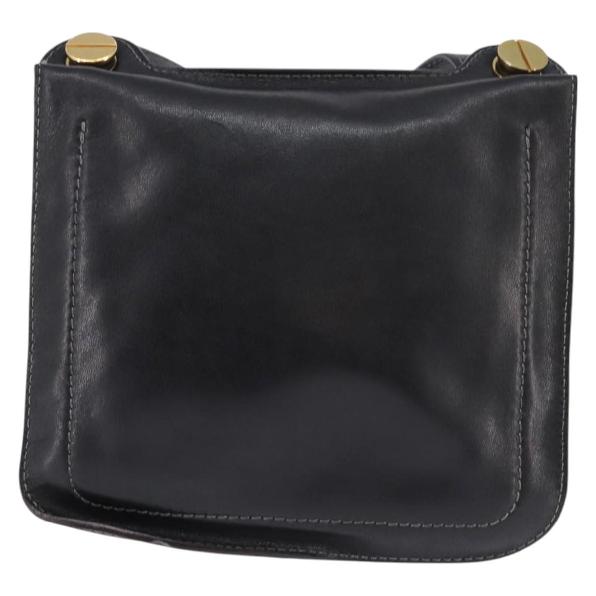 Loewe Black Leather Crossbody Bag