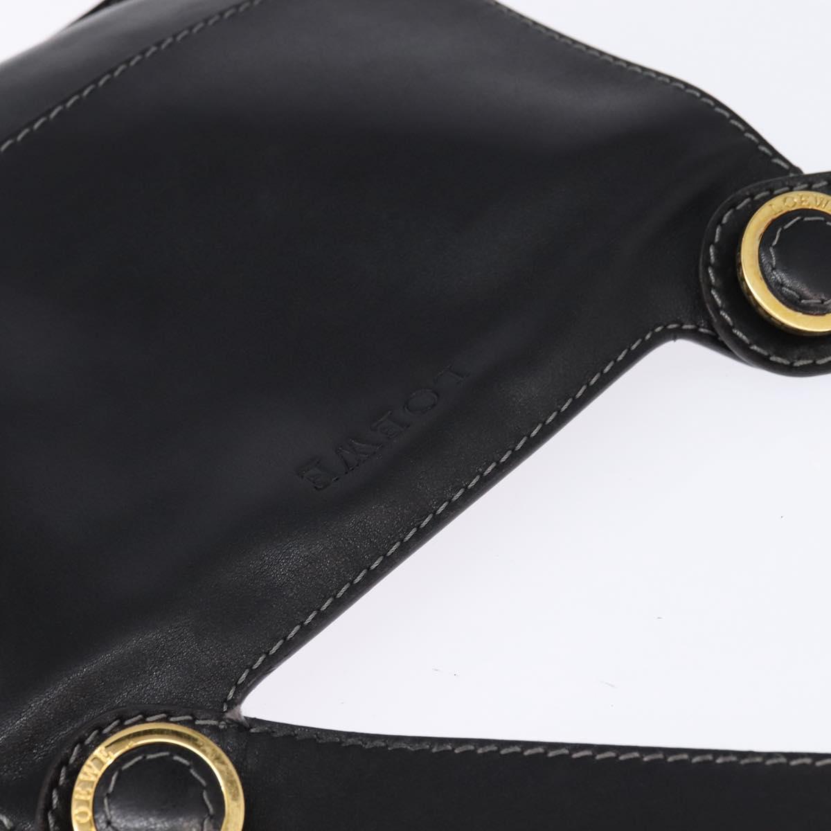 Loewe Black Leather Crossbody Bag