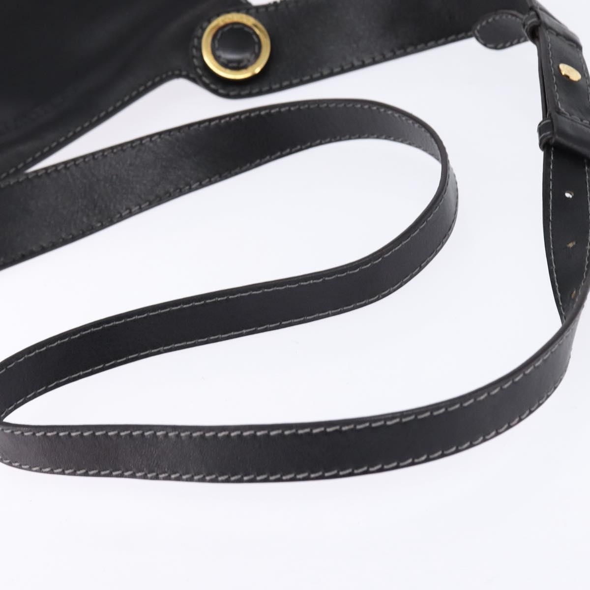 Loewe Black Leather Crossbody Bag