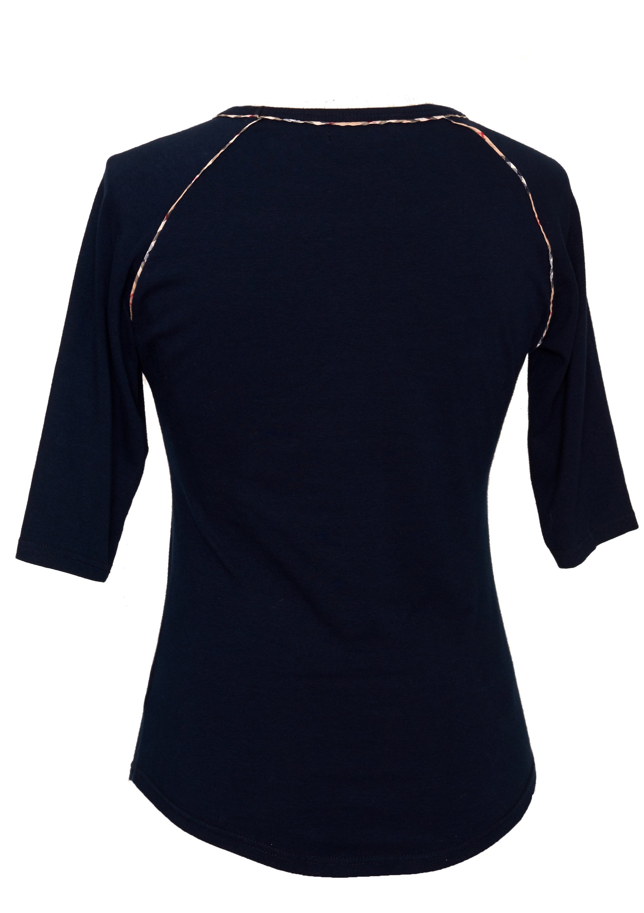 Burberry Navy Vintage Top - S - Parallel Luxury