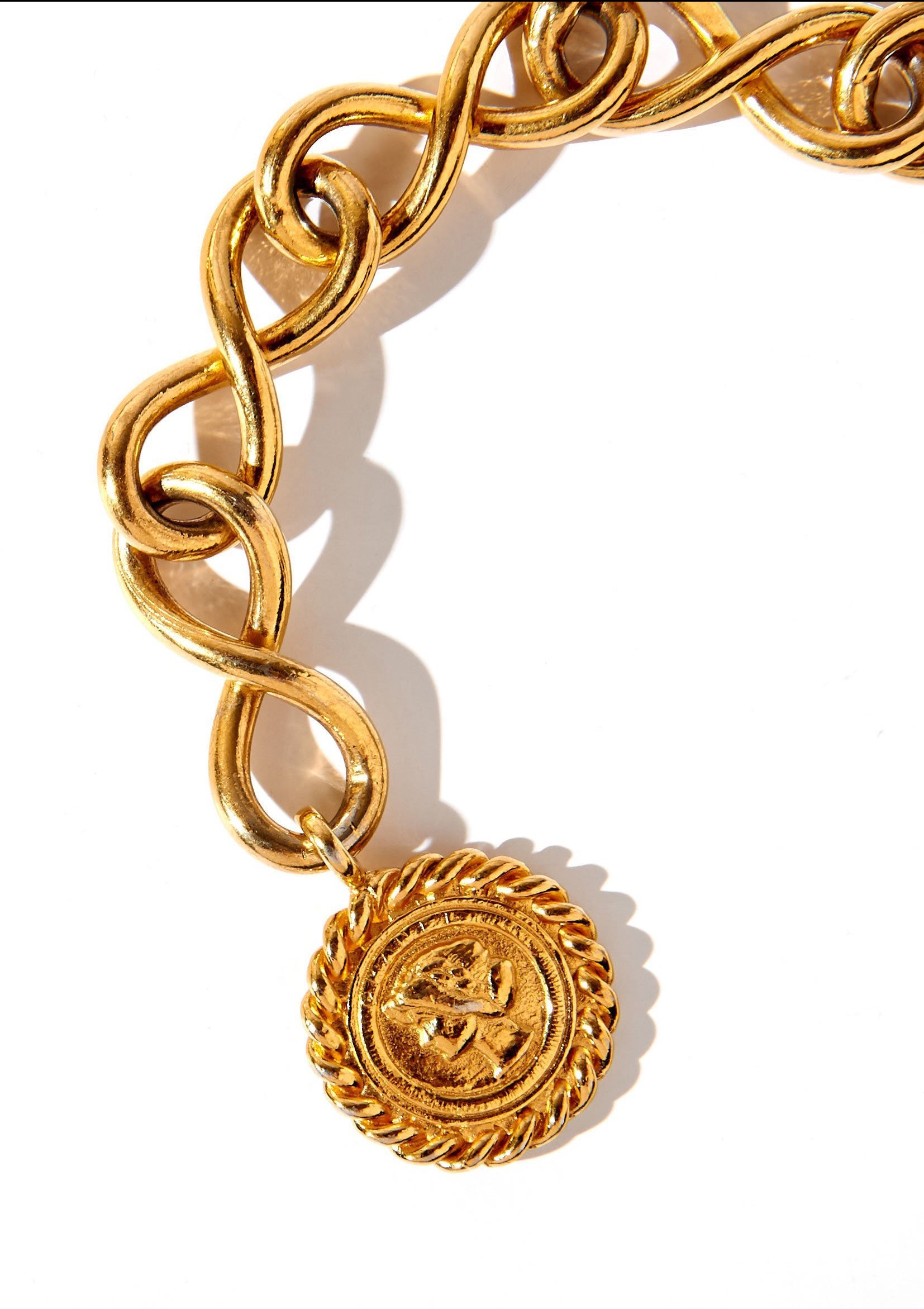 Chanel Vintage Gold Plated Belt - Parallel Luxury