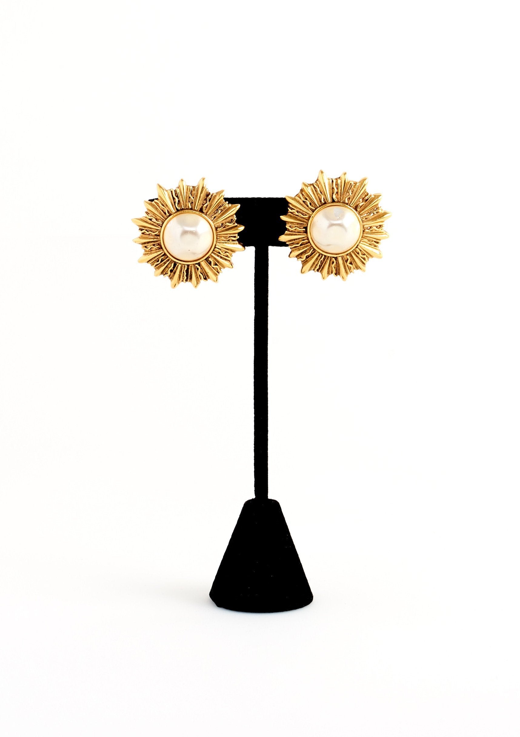 Chanel Vintage Starburst Earrings - Parallel Luxury