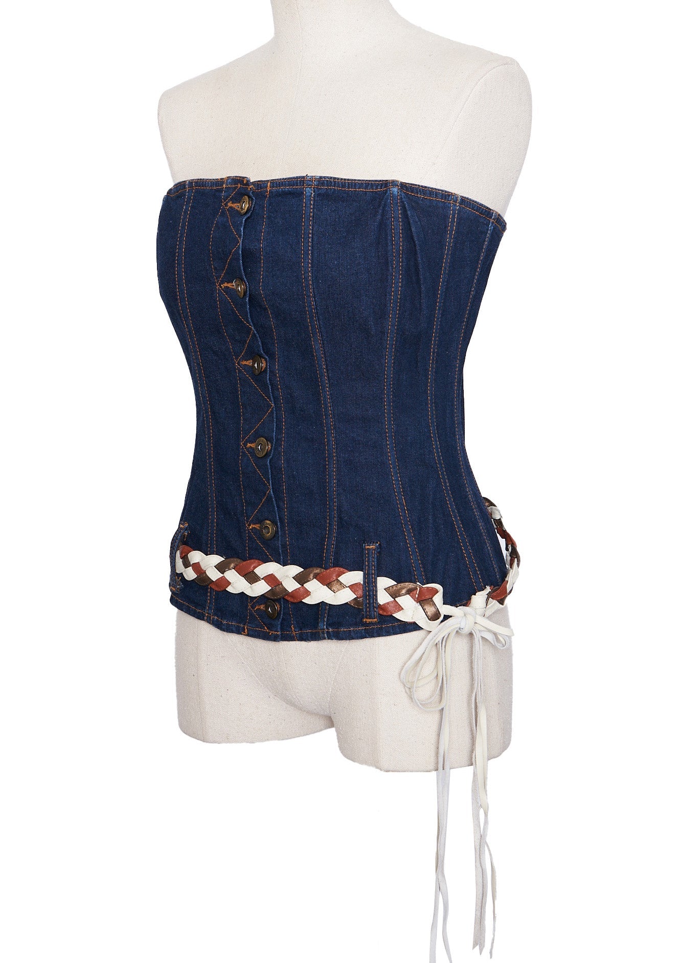 D&G Denim Corset - S - Parallel Luxury