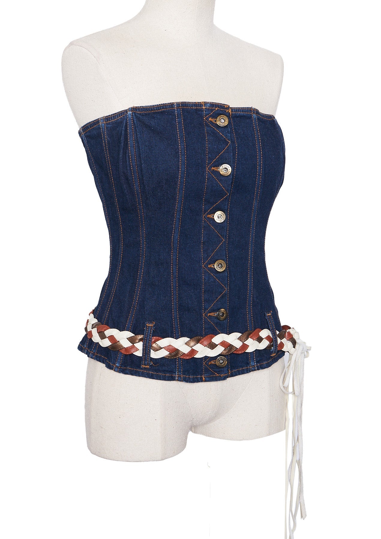 D&G Denim Corset - S - Parallel Luxury