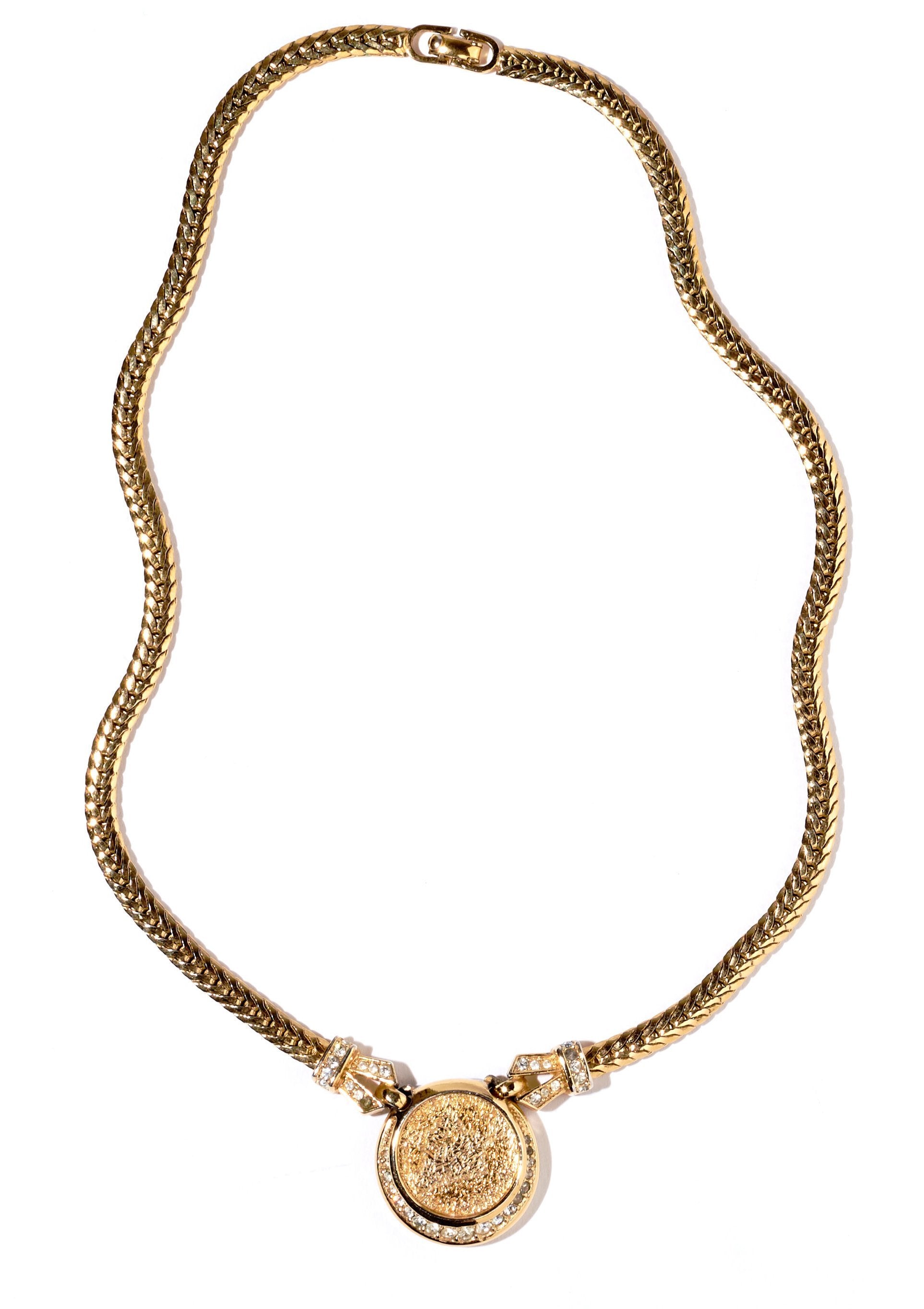Dior Vintage Gold Plated Necklace - Parallel Luxury