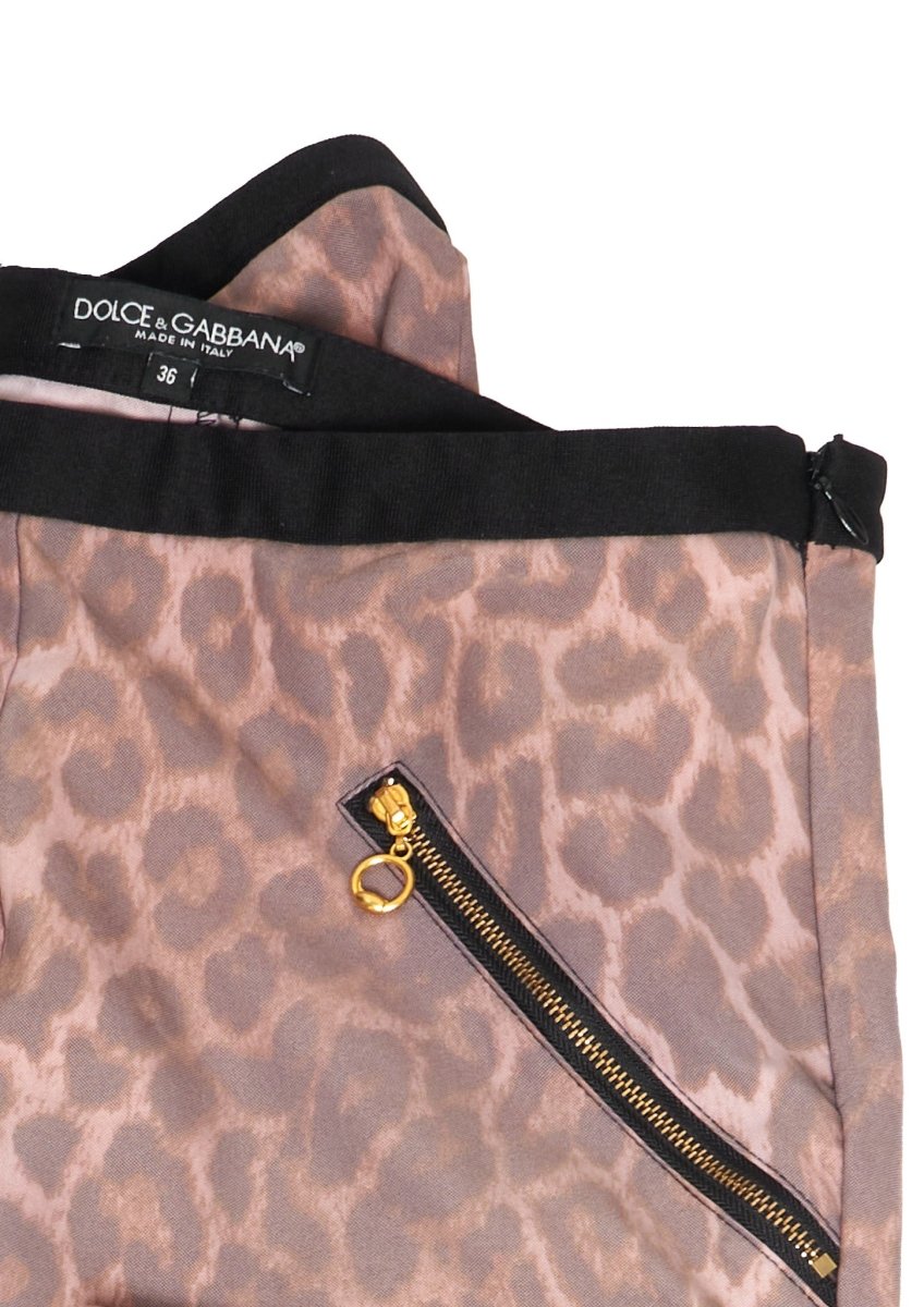 Dolce & Gabbana Leopard Skinny leg pants - Parallel Luxury