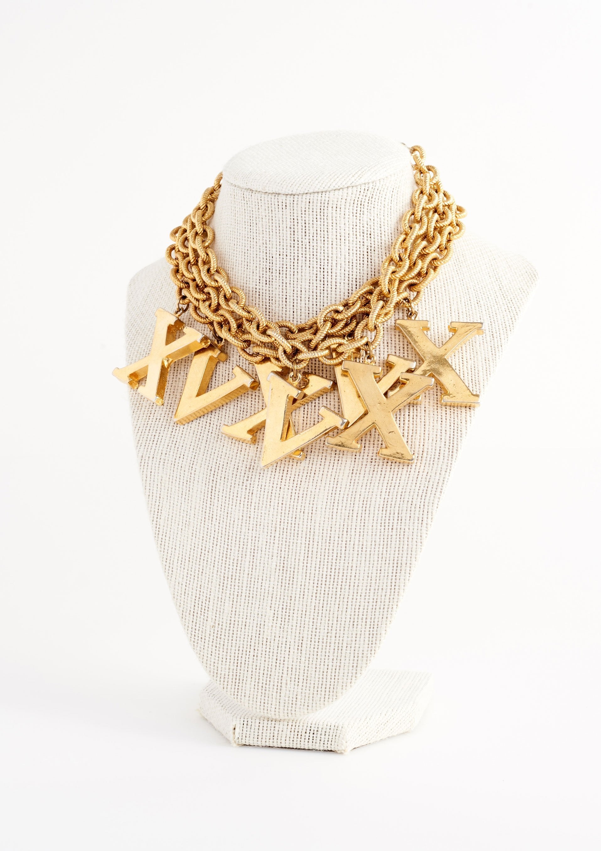 Escada Roman Numeral Necklace - Parallel Luxury