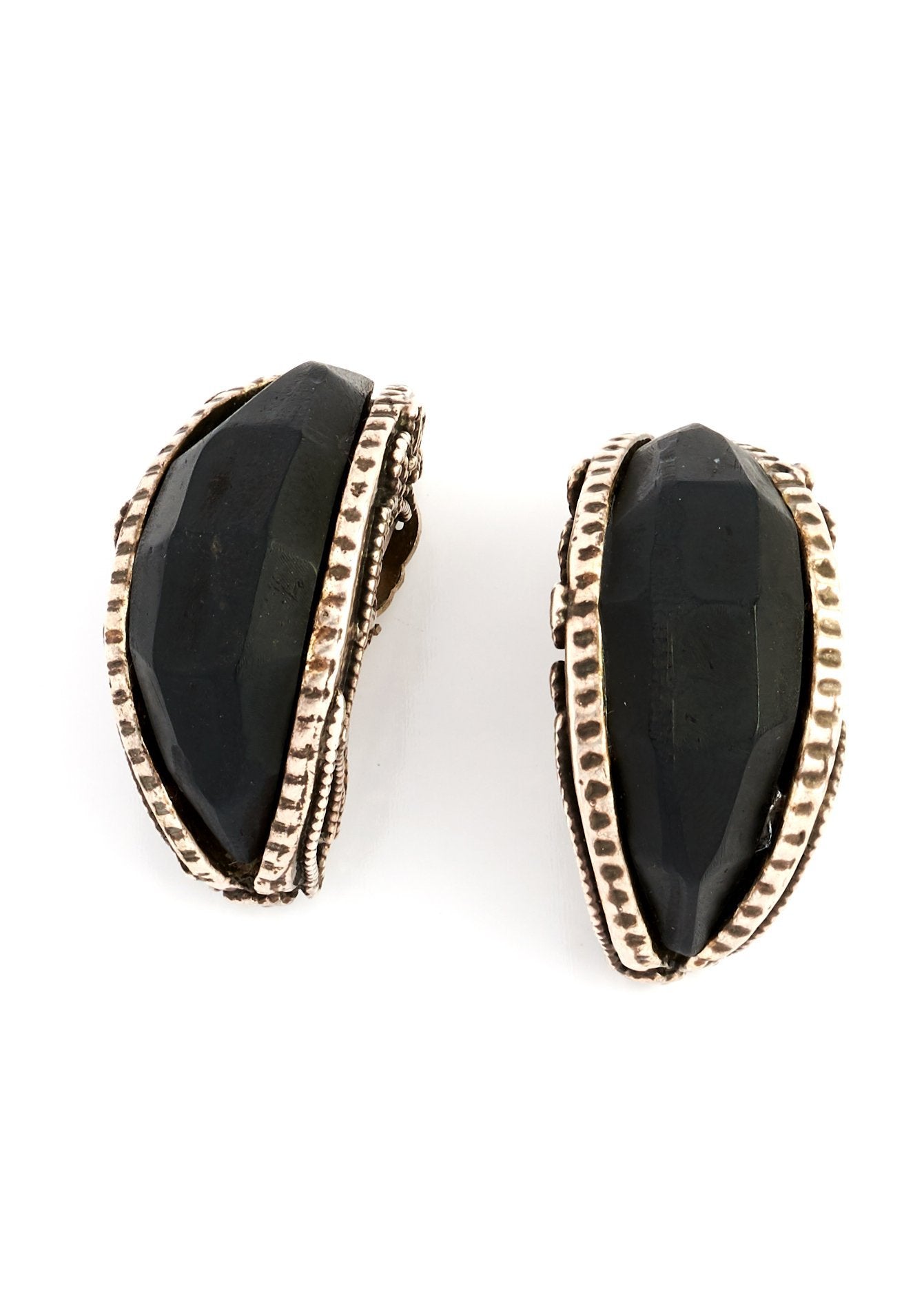 Kalinger Vintage Half Hoop Earrings - Parallel Luxury