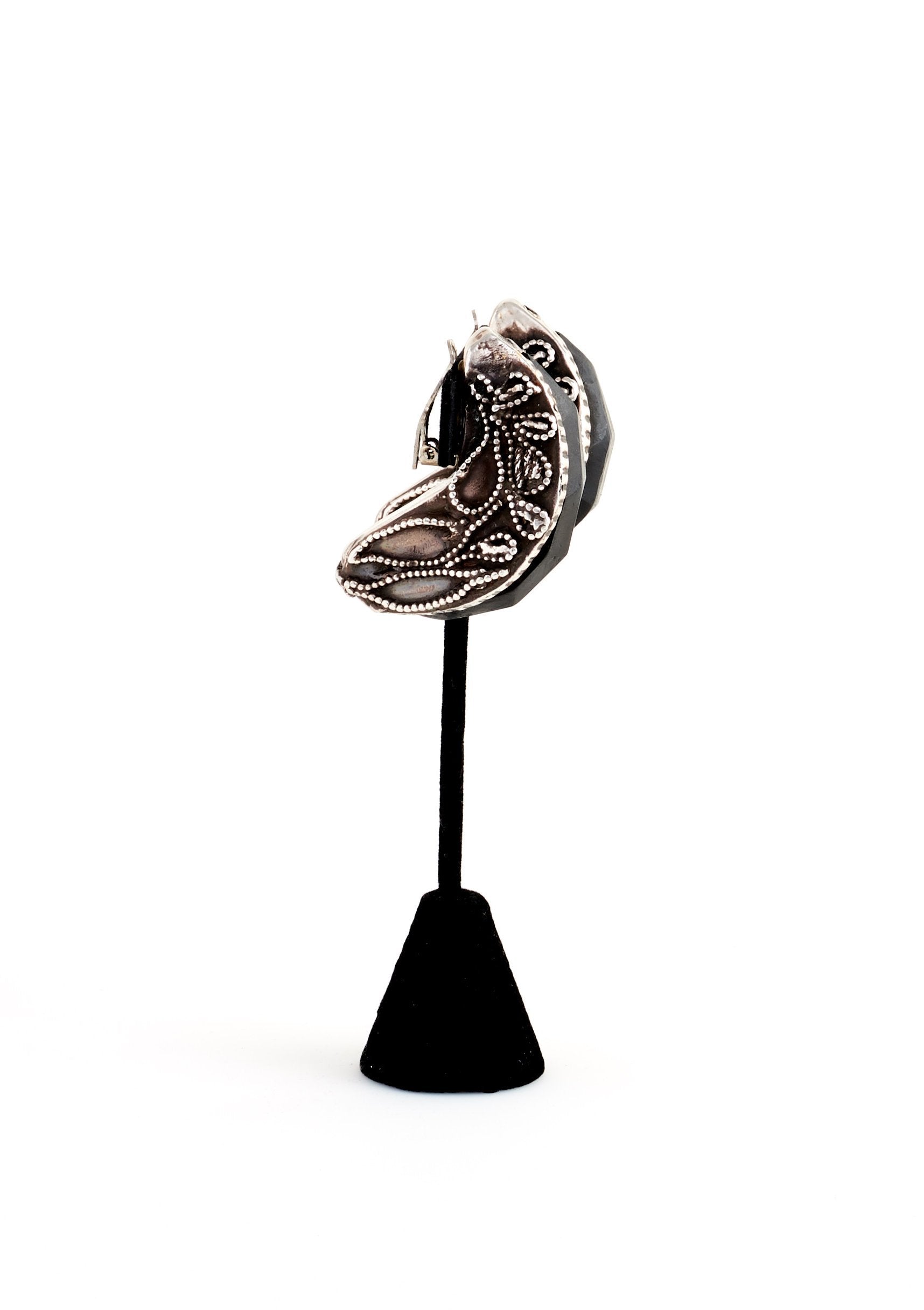 Kalinger Vintage Half Hoop Earrings - Parallel Luxury