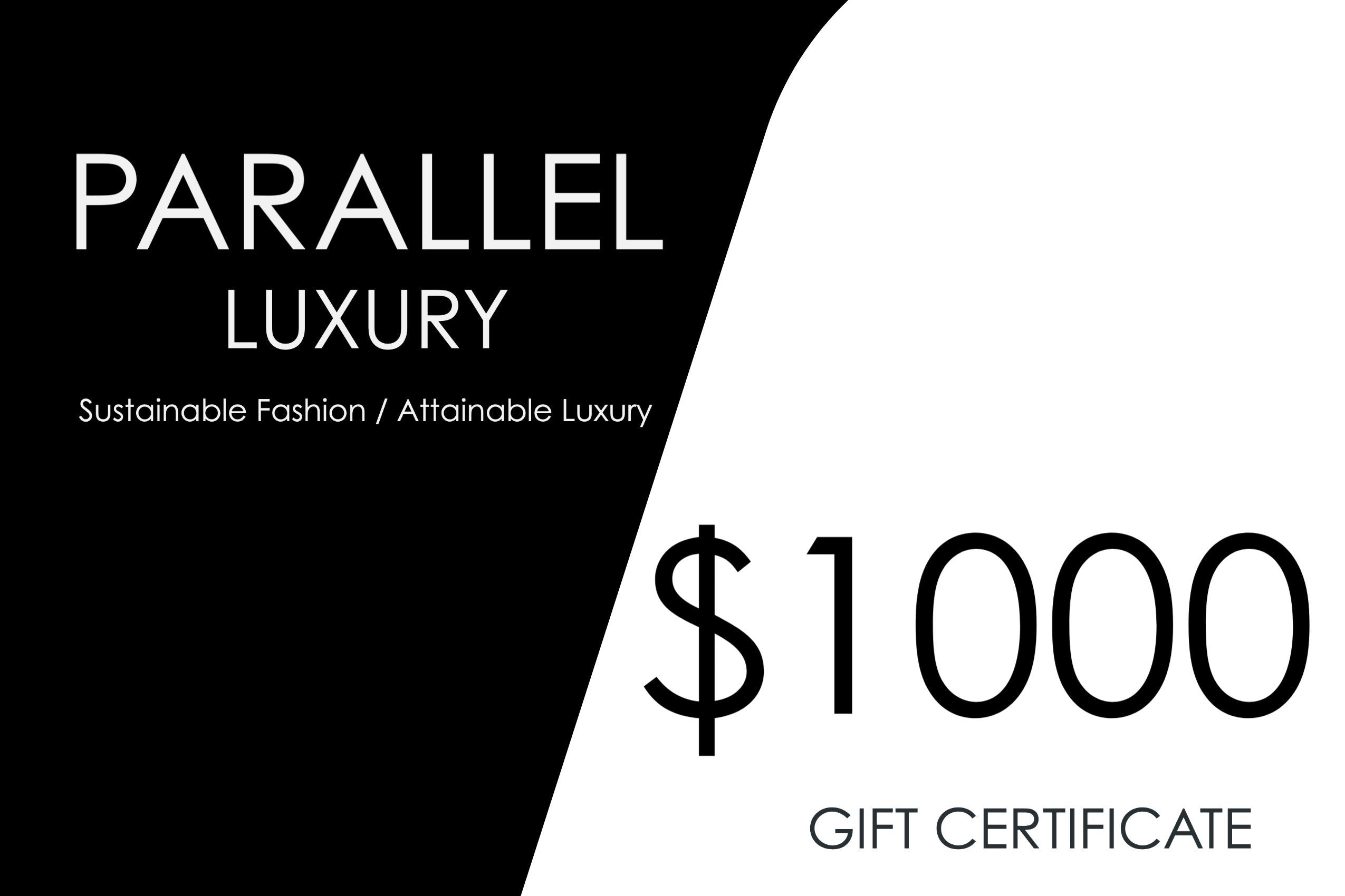 Parallel Luxury Gift Card - Parallel Luxury
