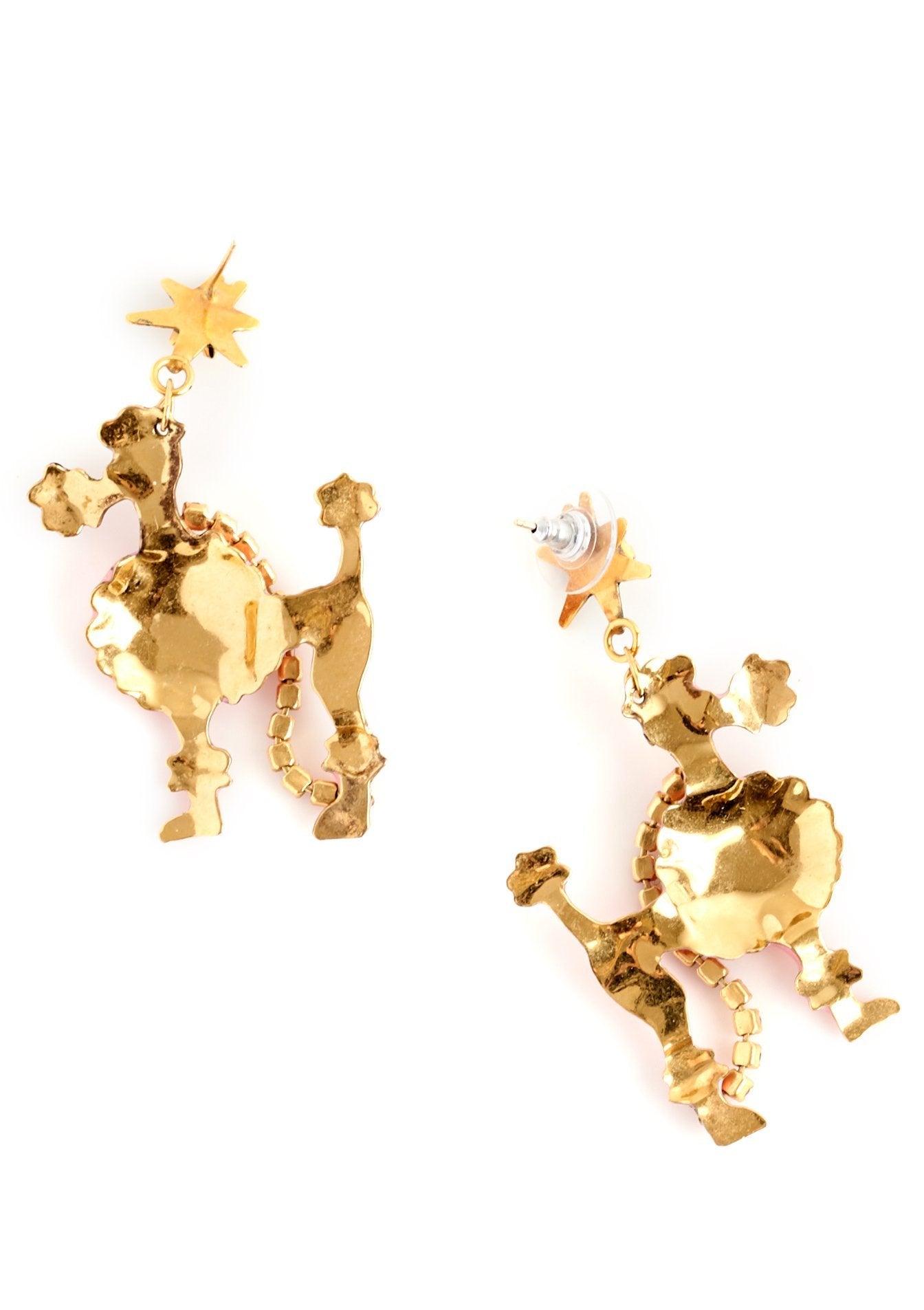 Pink Poodle Earrings - Parallel Luxury