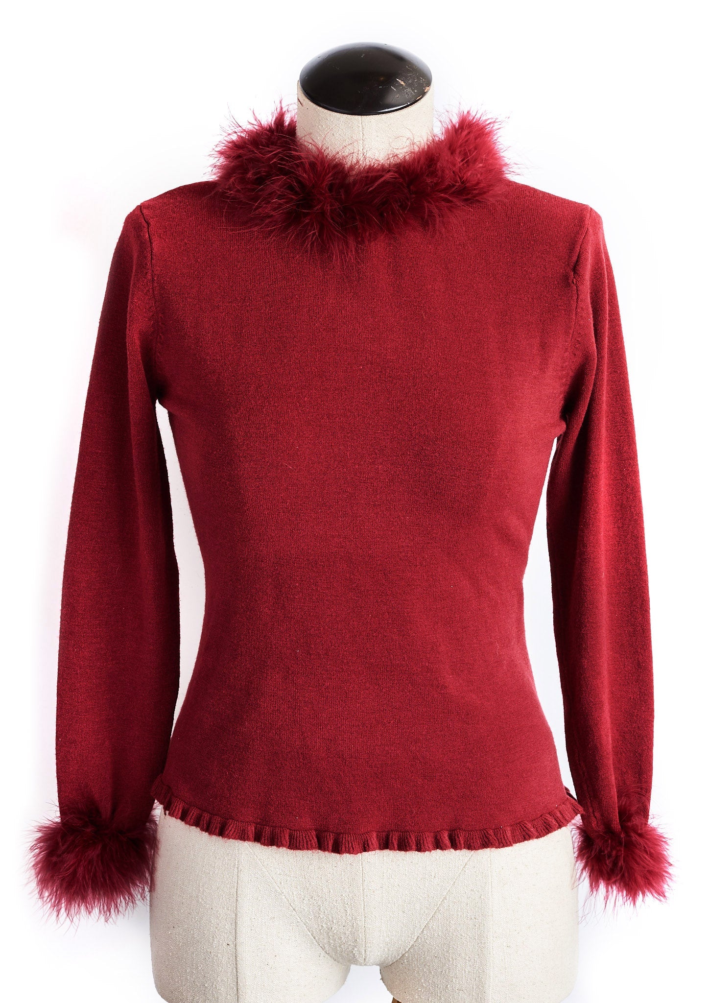 Vintage Feather Sweater - S - Parallel Luxury