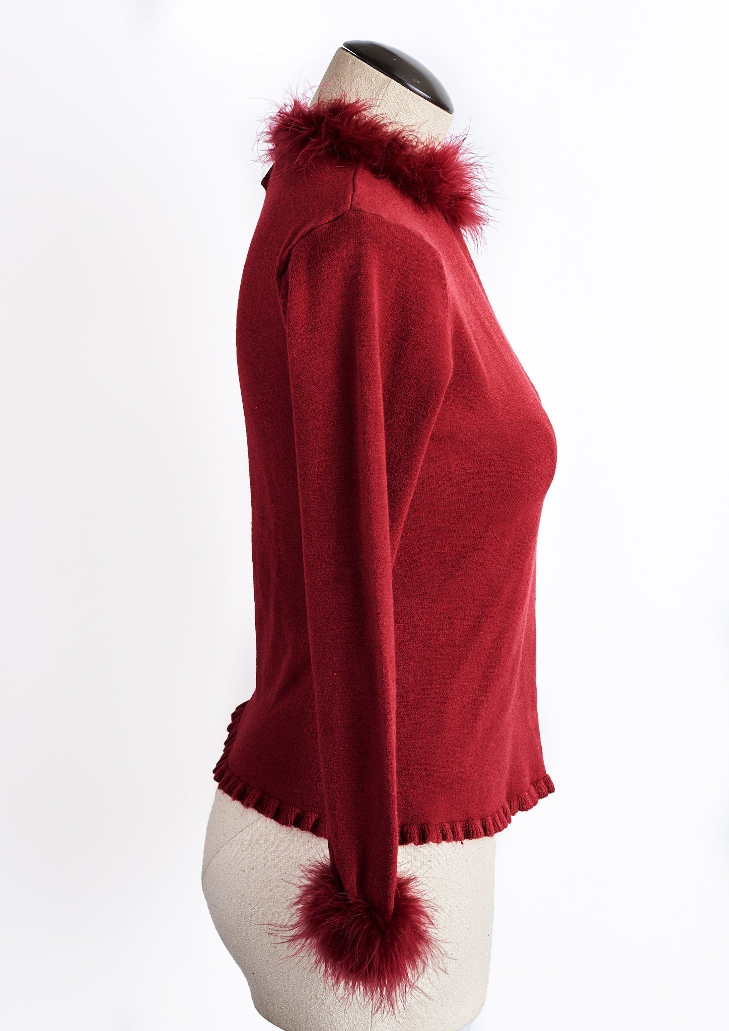Vintage Feather Sweater - S - Parallel Luxury