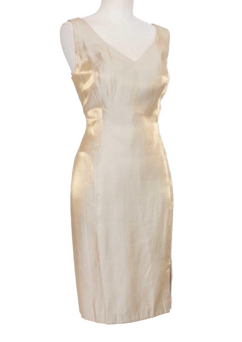 Vintage Gold Dress - 12 - Parallel Luxury