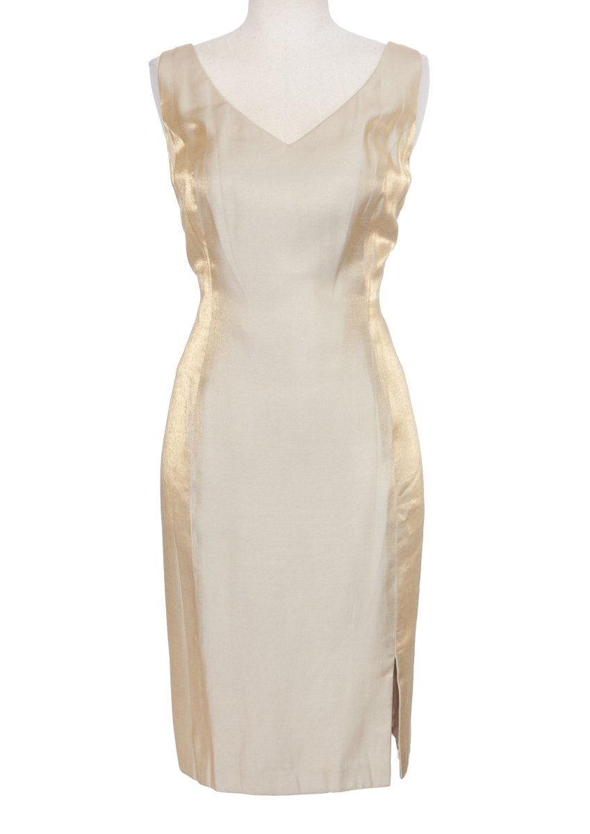 Vintage Gold Dress - 12 - Parallel Luxury