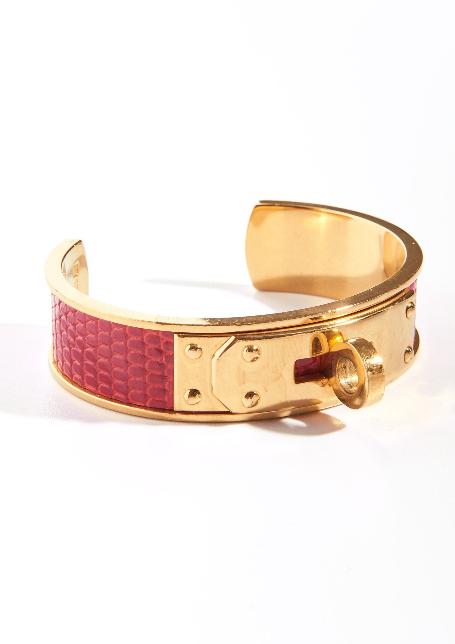 Vintage Hermès Kelly Lizard Cuff - Parallel Luxury