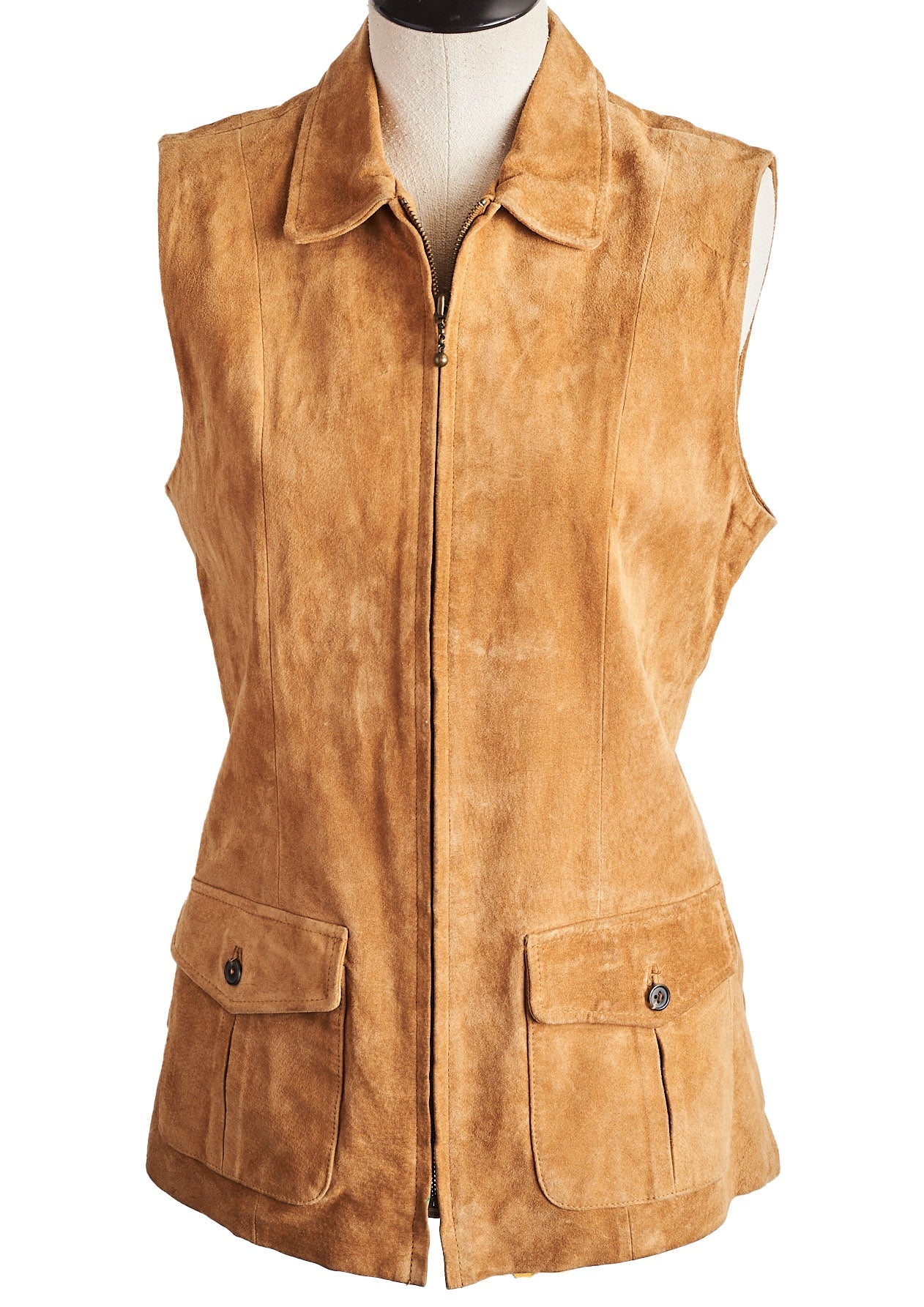 Vintage Leather Vest - Parallel Luxury
